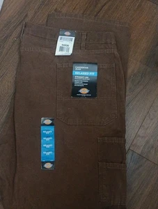 Jeans da lavoro Dickies 44x30 relax fit, carpentiere/pittore adatto sopra stivali nuovi con etichette - Foto 1 di 14