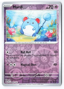 Marill 064/162 - SV05: Temporal Forces Reverse Holo NM - Picture 1 of 2