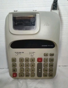 Good Condition Casio FR-520 Printing Calculator Tested WORKING - Picture 1 of 5