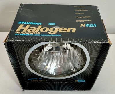Faro halógeno Sylvania H6024 OEM ajuste directo haz alto bajo 3 puntas Foto 1 de 4