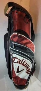 Callaway Stand Golfbag weiß rot schwarz 14 Wege Teiler mit Kühltasche - Bild 1 von 24