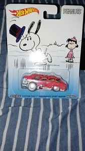 Hot Wheels Peanuts Custom Chevy Greenbrier Sport Wagon - Picture 1 of 2