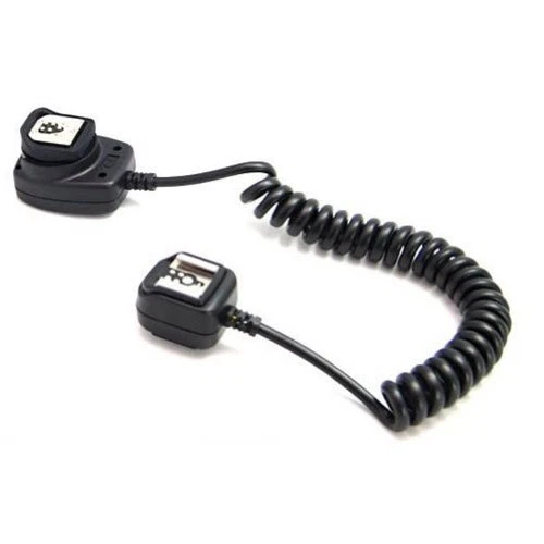 FC-E3 Off Camera Shoe Cord  E-TTL Flash Sync for Canon T7I T6I 77D 80D SL2 6D 7D - Image 1 of 1