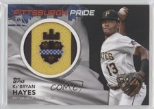 2022 Series 1 City Flag Commemorative Relics Black /299 Ke'Bryan Hayes Patch