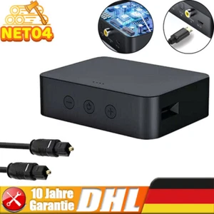 Bluetooth Empfänger 5.0 Audio Adapter Transmitter TV Sender Optical out Stereo - Bild 1 von 11