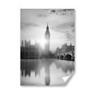 A2 - BW - Big Ben Westminster Bridge London Poster 42X59,4cm280gsm #42560