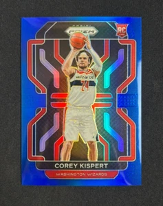 Panini Prizm Corey Kispert Blue 2021-22/199 #275 Rookie RC Wizards - Imagen 1 de 2