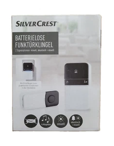 SILVERCREST Batterielose Funktürklingel 2 Signaloptionen 16 Klingeltöne NEU OVP - Bild 1 von 5