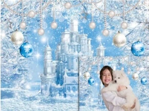 Winter Christmas Party Decor Backdrop Fireplace Xmas Tree Photography 7x5FT - Picture 1 of 1