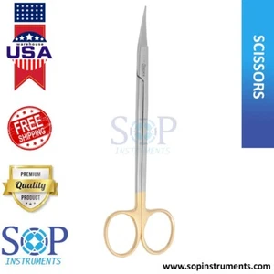 Dental Surgical Scissor Kelly Scissor, Curved, 15.5cm T/C by SOP instruments - Picture 1 of 3