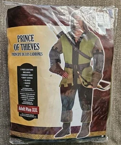 Prince of Thieves Robin Hood Halloween Costume Size Adult Plus XXL New - Picture 1 of 6
