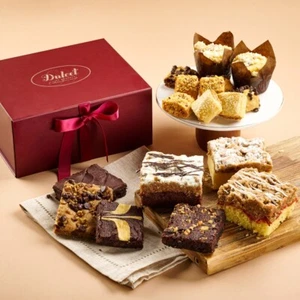 Dulcet Deluxe Gourmet Food Gift Basket Includes Brownies,Muffins Great gift ! - Picture 1 of 7
