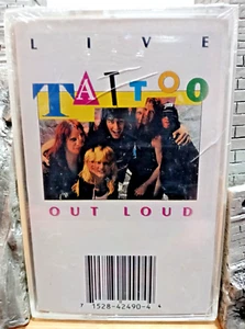 Tattoo: Out Loud - Live (1990 Rock Hard Records, US) Cassette - Picture 1 of 3