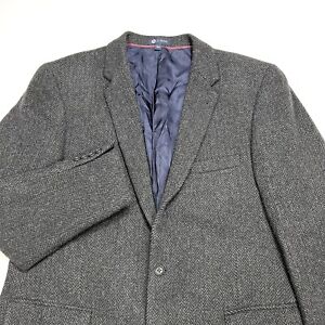 J.CREW Wool Blend Tweed LUDLOW Jacket Blazer Sport Coat Mens 46 R