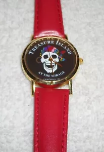 Treasure Island "At the Mirage" Pirate Skull Watch New Battery Runs Great NEW - Picture 1 of 4