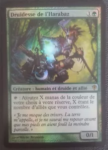 Druidesse de l'Harabaz PREMIUM FOIL VF - French Harabaz Druid - Magic mtg - Picture 1 of 1