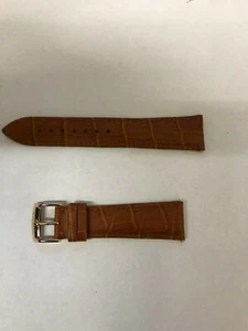 Citizen Men's AO9003-08E Dress Brown Leather 22mm Band Strap Replacement - Picture 1 of 3