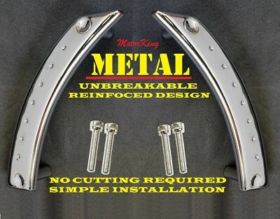 Kit de reparación de manija de tirador de panel de puerta interior cromado MEJORADO de metal para VW Beetle Foto 1 de 4