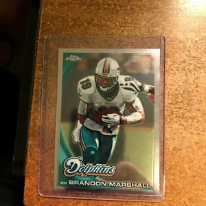 2010 Topps Chrome Football # C5 Brandon Marshall - Picture 1 of 2
