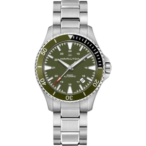 Hamilton Khaki Navy Scuba Automatic 40 MM Green Dial Watch H82375161 - Picture 1 of 2