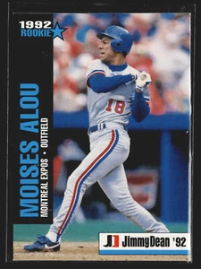 1992 Jimmy Dean Rookie Stars #9 Moises Alou Excellent - Picture 1 of 2
