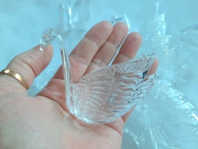 Лот из 22) ЛЕБЕДЬ ковш чашка свадьбы/вечеринки Favors Crafts прозрачный пластик новый - Изображение 1 из 4