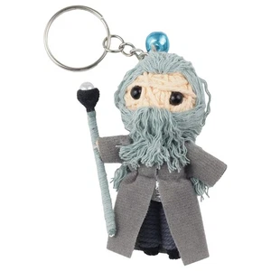 Bambolina voodoo portachiavi voodoo doll mago blu-grigio - Foto 1 di 7