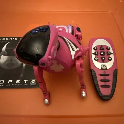 Original RoboPet WowWee 2005 Robot Dog RC Remote Control Pink - Image 1 of 4