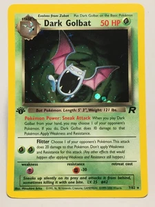 1. Edition Holo Dark Golbat - Ungraded NM - Never Played - Team Rocket 7/82 - Bild 1 von 8