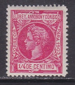 1903 - España - Elobey - Edifil 1 - 1/4 c Rosa - MNH - Imagen 1 de 2