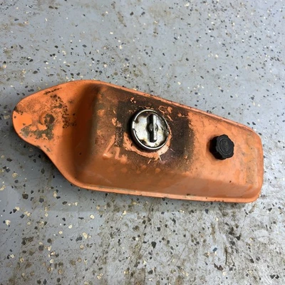 1978 HONDA Express NC50 scooter fabricante de equipamento original ciclomotor gasolina tanque de óleo combustível célula laranja A - Imagem 1 de 4