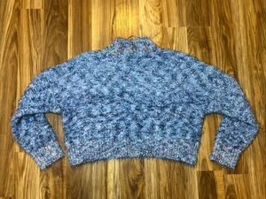 Free People Fuzzy Stardust Sweater Cropped In Medium UVP 128 $ - Bild 1 von 11