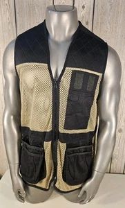 Winchester Trap Jagdweste Gr. XL/2XL Mesh schwarz hellbraun durchgehender Reißverschluss - Bild 1 von 6