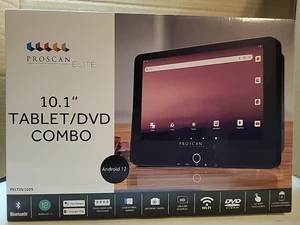 Proscan Elite 10.1" Tablet/Portable DVD Combo 32GB Quad core Camera Touch Screen - Picture 1 of 6