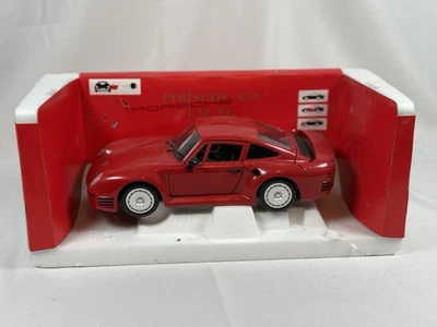 Tonka Polistil 1/18 Scale Die Cast Model Porsche 959 - Red Boxed - Image 1 of 4