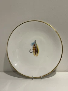 Antique Royal Worcester Handpainted Fishing Lure E Salter Wall Signed Plate Rare - Picture 1 of 6