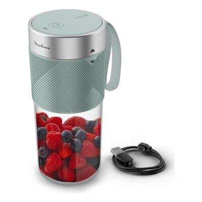 Moulinex Frullatore a bicchiere (300ml) LIGHTMIX LM1C0410 Ricaricabile Eucalipto - Immagine 1 di 4