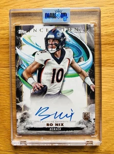 Bo Nix 2024 Inception Autograph RC - Rookie QB - HOT Prospect! - Picture 1 of 2