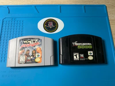 2 Juegos Nintendo 64 (N64) - WCW NWO Revenge y WWF Wrestlemania 2000 Foto 1 de 4