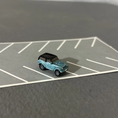 Автомобиль Jeep Wrangler в масштабе Z 1:220 металлическая модель с ручной росписью - Изображение 1 из 3