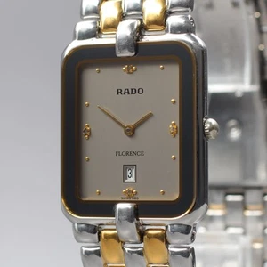 Reloj de cuarzo para mujer Rado Florence 160.3653.4 26 mm batería nueva ◆Vintage N COMO NUEVO◆ - Imagen 1 de 11