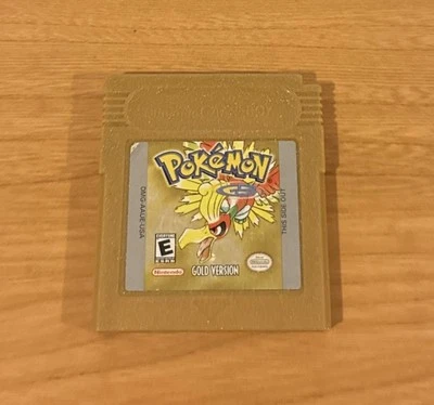 Authentic Tested Pokemon Gold Version Nintendo Game Boy Color 2000 Dry Battery - Image 1 of 4
