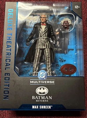 Mcfarlane DC Multiverse Deluxe Teatro Batman Returns Max Shreck Rojo Platino Foto 1 de 2