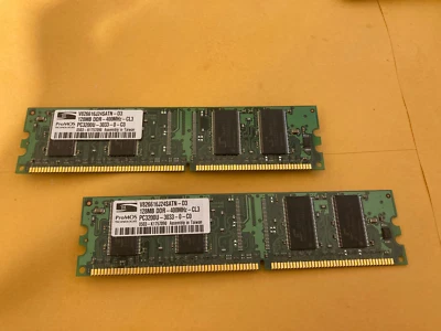 ProMOS 128MB DIMM DDR Non-ECC V826616J24SATN-D3 400Mhz CL3 PC3200U-3033-0-C0 - Image 1 of 2