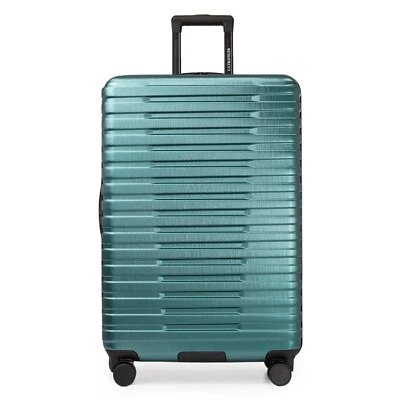U.S. Traveler Boren 30" Large Check Hardside Spinner Luggage Port - Teal - Image 1 of 4