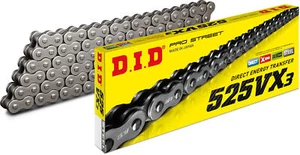 D.I.D. 525VX3 Racing Chain 114L Natural 525VX3X114FB - Picture 1 of 1