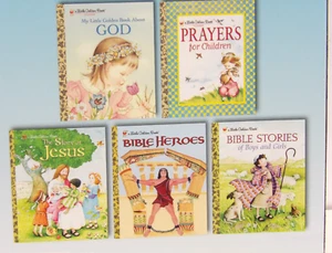 5 KLEINE GOLDENE BÜCHER Set INSPIRIERENDE GESCHICHTEN Religion BIBELGESCHICHTEN 9,95 $ - Bild 1 von 6
