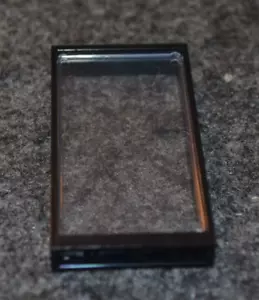 (1) 1x4x6 BLACK Window Frame w/ Clear Glass Insert Bricks - NEW Lego Parts - Picture 1 of 1