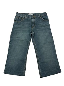 Wrangler Boys Blue Denim Adjustable Waist Classic Boot 12 Husky - Picture 1 of 4