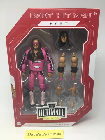 Mattel WWE Ultimate Edition Bret "Hit Man" Hart (Target Exclusive) IN HAND Cover